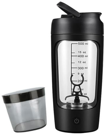 Shaker elettrico con scomparto in polvere 650ml Shaker Protein Shake ricaricabile per proteine shaker per proteine Shake