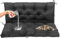 Thick Garden Bench Cushion,Waterproof 2/3 Seater Swing Seat Cushions With Backrest&Ties,Replacement Cushions for Outdoor Furniture,Sun Lounger Patio Sofa Swing Hammock Porch Pad Mat,100 * 100 * 10cm