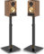 5Rcom Lot de 2 supports de haut-parleur universels pour son surround - Hauteur réglable de 830 mm à 1100 mm chacun - Capacité de 5 kg - Gestion des câbles - Assemblage facile - Noir