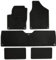 TEXER Textil Fußmatten Passend für VW Sharan I 7-Sitzer Bj. 1995-2010 Basic