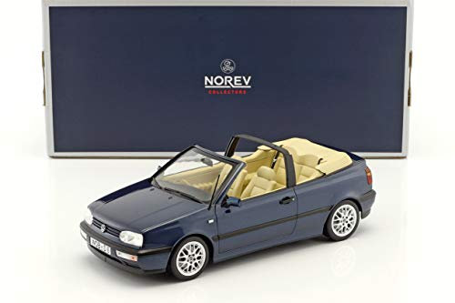 Norev Modell Auto 1:18 Modell 1:18 Golf 3 /III Cabriolet Cabrio dunkelblau 1995 188434