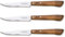 Bonomi Set 3 Coltelli in Acciaio Inox Manico in Legno