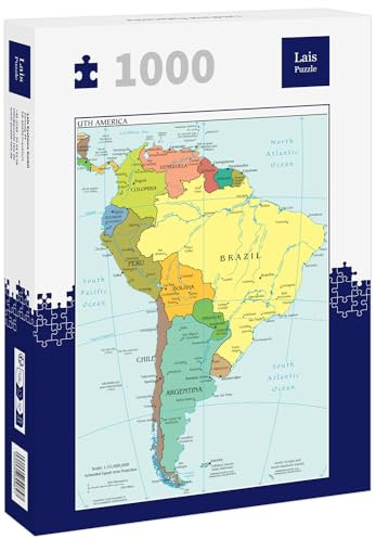 Lais Puzzle Map of South America 1000 pieces
