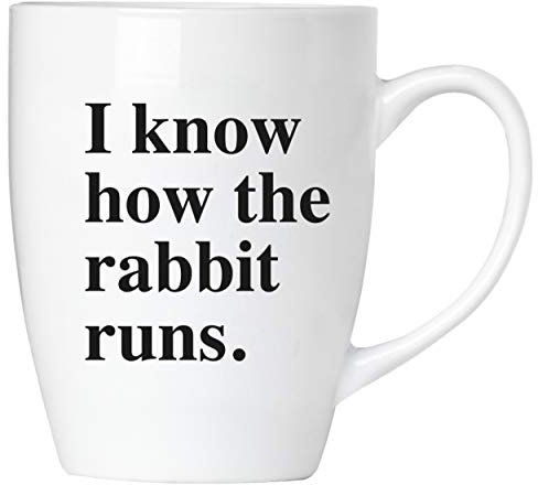 BRUBAKER - I Know How The Rabbit Runs. - Kaffeetasse aus Keramik - 300 ml - Kaffeebecher