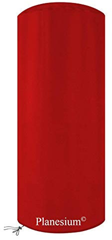 Planesium Premium Funda para Calentador de Patio Funda para Estufa De Pie Redonda para Terraza con Bolsa de Almacenamiento para Muebles de Exterior Ø 60cm x 145cm Rojo