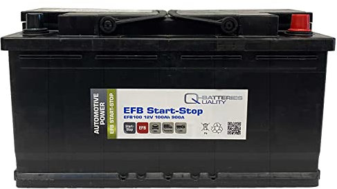 Q-Batteries Start-Stop EFB Autobatterie EFB100 12V 100Ah 780A