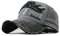 YULOONG Vintage Baumwolle Baseball Cap gewaschen Denim Sonnenhut gestickte LKW Cap Casual Sport Cap für Männer Frauen (A-Schwarz)