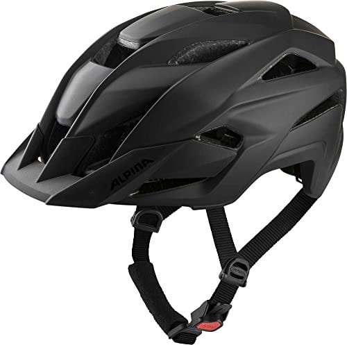 ALPINA KAMLOOP - Individuell Anpassbarer, Leichter & Sicherer Fullface Fahrradhelm mit Kinnbügel, für Erwachsene, Black matt, M (56-59 cm)