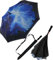 iX-brella Paraguas inverso automático invertido para abrir, Thunderstorm, 104 cm, Paraguas invertido