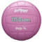 WILSON AVP Soft Play Volleyball, offizielle Größe, Rosa, 18-Panel, maschinell genähte Konstruktion, Butylkautschuk-Blase