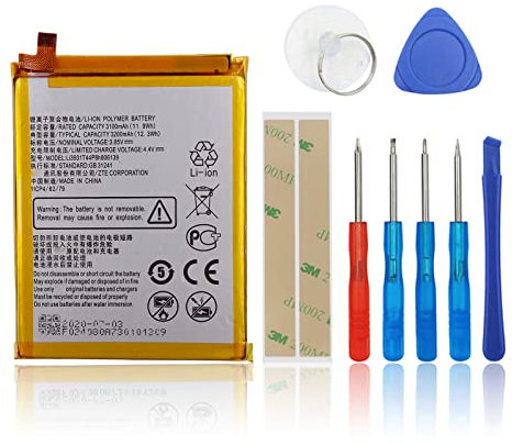 SwarKing Batteria di ricambio compatibile con ZTE Blade V10 Vita A4/A5 2020/A7 Li3931T44P8h806139 Phone with Toolkit