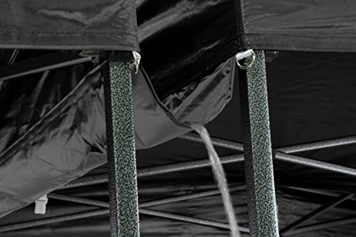 BULHAWK® 4.5M POP UP GAZEBO ROOF WATERPROOF RAIN WATER GUTTER CONNECTOR (Black)