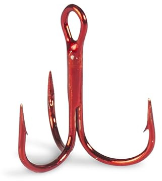 SAENGER X-Strong Drillinge Rot Meeresdrilling Größe 8-8/0 Inhalt 5 Stück