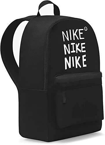Nike Unisex Backpack Heritage, Schwarz, DQ5753-010, MISC