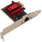 Adaptador PCIE, Cable UTP Cat5e O Cable UTP Cat3, Transmisión de 2,5 MBps, Transmisión Estable de 2500/1000/100 MBps, Puerto RJ45 PCI Express Gigabit Es Adecuado para Windows