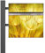 banjado® Standbriefkasten Anthrazit mit Namensschild Pusteblumen Gold & Zeitungsfach/Briefkasten mit Standfuß in Anthrazit/Postkasten A4 Einwurf inkl. Montagematerial & 2 Schlüsseln