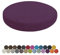 Lsjoaw Rund Sitzkissen Stuhlkissen 30 X 30 X 3CM(1 Pieces) Leinen Sitzpolster Abnehmbares Memory Schaum Runde Sitzauflage für Stuhl Bank Hocker Haus Küche Esszimmer Garten Büro,Dunkelviolett