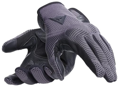 Dainese - Argon Gloves, Motorradhandschuhe, Strickgewebe, Viskoelastische Knöchelprotektoren, S Knöchelverschluss, Touchscreen, Motorradhandschuhe Für Herren, Anthrazit, L