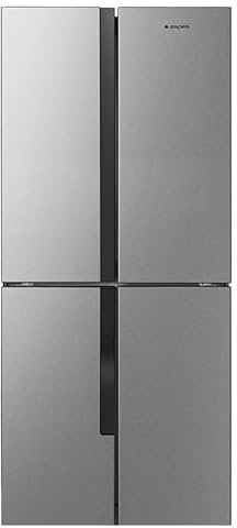 Aspes Frigorífico Combi 4 Puertas Inox A418800EIX. Capacidad 427 Litros, No Frost, Multi AirFlow, Bajo Nivel Sonoro, Eficiencia Energética Clase E