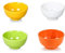 Leadigol 4 cuencos de melamina Vajilla Suministros de cocina Helado Canteen Arroz Hotel Restaurante Vajilla para avena Ramen Postre Snack