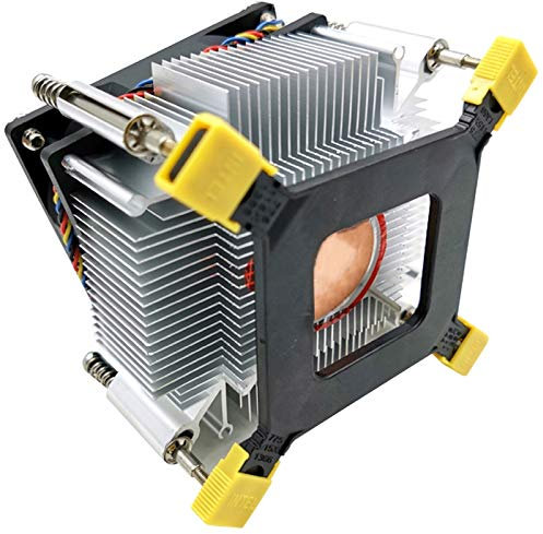 Otueidnsy Refroidisseur de Processeur Ventilateur de Refroidissement 1366 2011 1155 Radiateur de Contrôle de TempéRature et de Contrôle de Vitesse à 4 Broches pour X58 X79