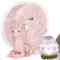 IEMAI PLA Filament 1,75mm, Flammpunkt Transparent Filament 1,75 PLA Kirschblütenrosa, 3D Drucker Filament, 3D Druck PLA Materialien, 1KG Spule PLA