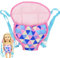 SQAQS Porte-Bébé pour Poupée, Sac à Dos Baby Doll Carrier, en Coton Doux, Convient aux Poupées de 18 Pouces (Colored Triangle)