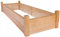 YOURSGARTEN Grabeinfassung aus Holz| Grabmal| Urnengrab| Grabumrandung- imprägniert 170x62cm- Kalisia Hell
