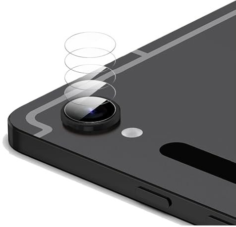 GIOPUEY [Ultra dünn 4 Stück Kameraschutz Kompatibel mit Samsung Galaxy Tab S10 FE, HD Kamera Glas Schutzfolie [Kratzfest] Camera Protector