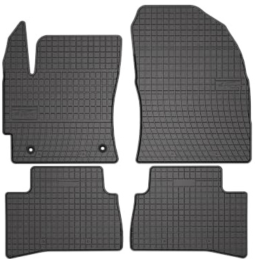 Wielganizator SolidPRO Gummimatten passend für Toyota Corolla Cross (2022-) | Qualität: Premium - Genaue Passform, rutschfest 4-teilig Fußmatten- Schwarz