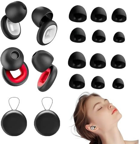 2 Pairs Earplugs for Motorcycles, Earplugs Motorcycle, Motorcycle Ear Plugs, Moto Earplug - 27 db Motorcycles Reduce Wind Noise, Reusable Ear Plugs for Sleeping Noise Cancelling