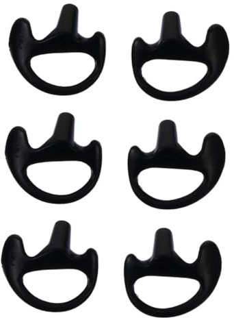 Angoily 3Paare Silikon Ohrstöpsel für Akustikrohre Langlebig Bequem Kompatibel mit Radio Hörern Mittlerer Schallschutz Geräuschisolierung