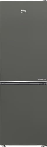 Beko Kühl- Gefrierkombination B7RCNE367HG, 316 Liter Nutzinhalt, 186,5 cm hoch, Wechselbarer Türanschlag, 210 l Kühlen, 106 l Gefrieren, 3 Gefrierschubladen, 32 dB, Manhatten Gray