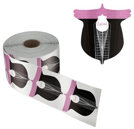 Estrosa Sagome Nail Forms Style 500PZ, Forme per Unghie, Confezione da 500 Pezzi