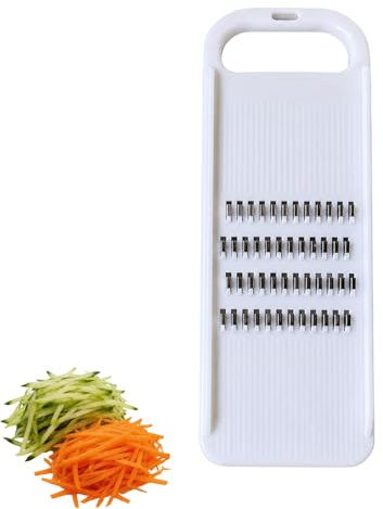 QIHAWN Vegetable Grater & Cabbage Shredder, Julienne Slicer for Salad Prep | vegetable grater & cabbage shredder, food grade material, easy to clean, for carrots, potatoes, cheese & salad