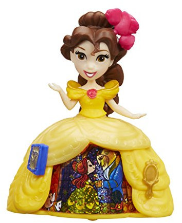 Hasbro Disney Princess Little Kingdom Mini Doll - Spin A Story - Belle (B8964)