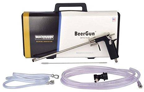 Blichmann Abfüllpistole BEERGUN mit Zubehörsatz - Edelstahl - zur Abfüllung auf Bierflaschen für Hobbybrauer in der Heimbrauerei