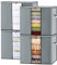 GoMaihe Aufbewahrungstasche 4 Set, Faltbare Aufbewahrungsbox mit Deckel Kleideraufbewahrung Groß, kleiderschrank Organizer mit Reißverschluss Griff Aufbewahrung Boxen für Bettdecken Kleidung Decken