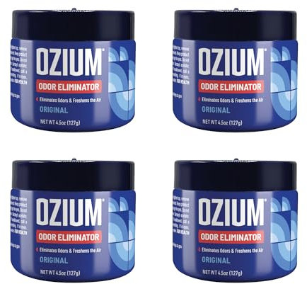Ozium® Original - Eliminates Smoke & Odors Freshens Air - Car Home Office 4.5oz x4