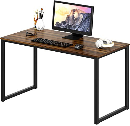 SHW 40-Zoll-Computertisch für das Heimbüro, Walnuss