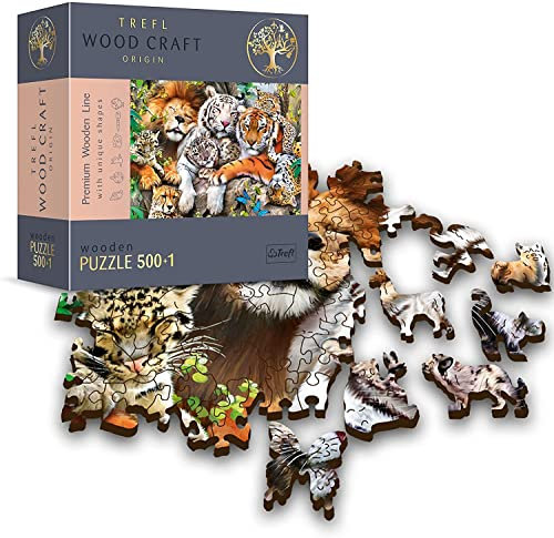 Wildkatzen im Dschungel (Holzpuzzle)