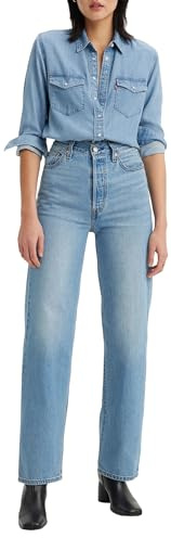 Levi's Damen Ribcage Straight Ankle Jeans