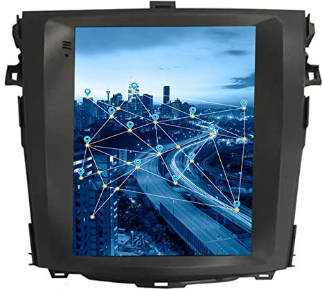 Android 11 Android Autoradio für Toyota Corolla 10 E140 E150 2006-2013 Bildschirm im Tesla-Stil Navi Radio FM Radio Unterstützung Bluetooth FM/RDS Radio (Color : TS2)