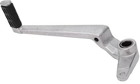 Aramox Pedal de Palanca de Freno de Moto, Palanca de Pedal de Freno Trasero Aluminio Plateado Reemplazo de Alta Resistencia para 696 2009‑2013