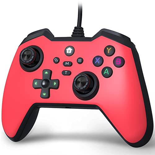 TERIOS Xbox One Controller Compatibile con Xbox one/Xbox Series X/S/Windows10, Controller per videogiochi con doppia vibrazione potenziata, Turbo Auto Fire, copertura del frontalino di ricambio