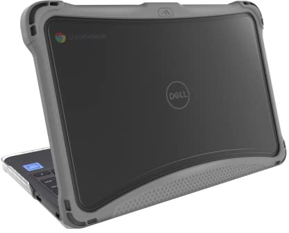 Brenthaven EXO Hard Shell Laptop Case Fits Dell 3110/3100 Chromebook (Clamshell) - Reliable, Rugged and Drop Tested Protection for Kids, Students, K-12 - Gray