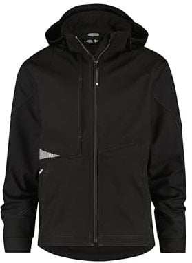 DASSY® Gravity Softshell-Jacke - Größe L - SCHWARZ