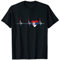 Serbien Flagge Herz Serbien Herzschlag EKG Pulse Serbien Fußball T-Shirt