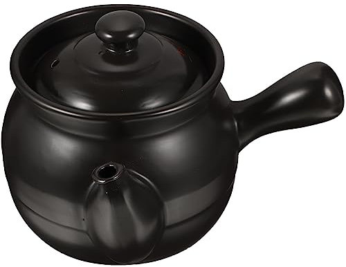 1Pc Casserole ceramic steam soup bowl ceramic cookware kitchen peony medicine pot braising pan with lid meal cooking pot tea maker dedicated Mouthwash ceramics