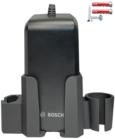 Support mural de qualité supérieure pour chargeur Bosch eBike - Rangement stable et sûr pour votre chargeur électrique de Bosch 4A